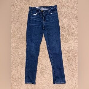 American Eagle Outfitters Dark Blue Skinny Jeans